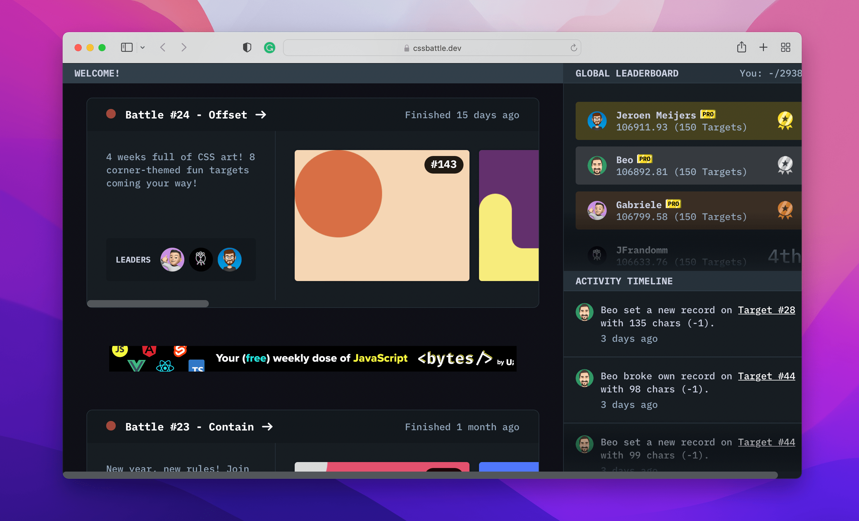 Level up your CSS skills with these 5 fun and quirky CSS games