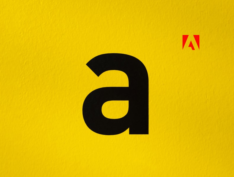 yellow image with letter a